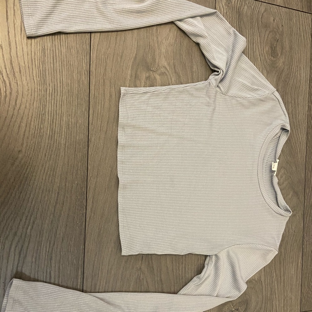 garage fitted long sleeve top